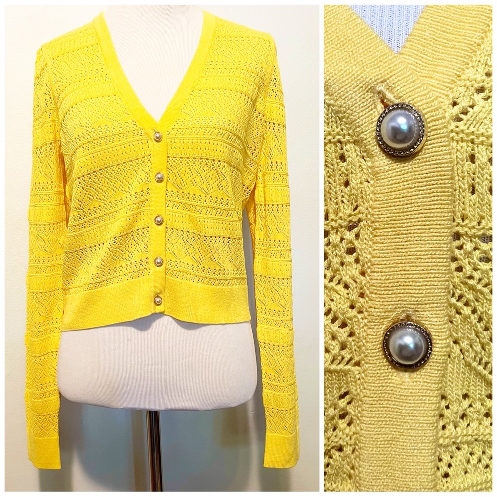 NWT Lightweight Vintage-Inspired Cardi, Size Small